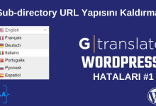Sub-directory-hatalari